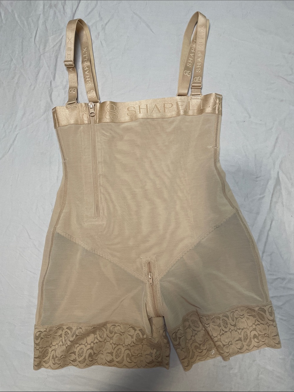 Shapellx Side Zipper Tummy Control Short Medium